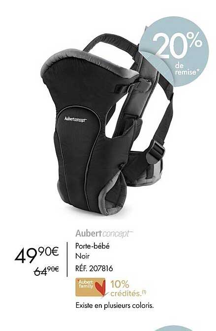 aubertconcept porte-bébé noir