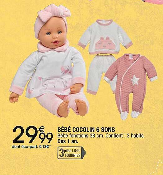 bébé cocolin 6 sons