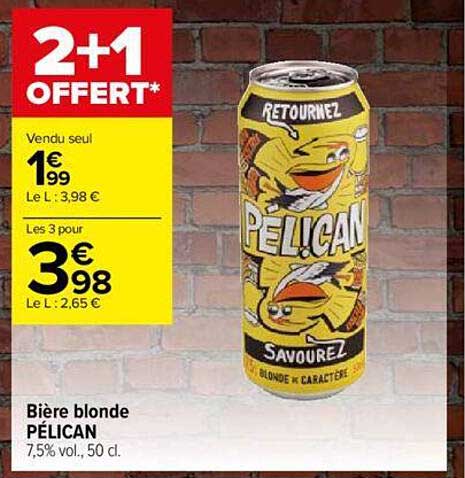 Bière Blonde Pélican