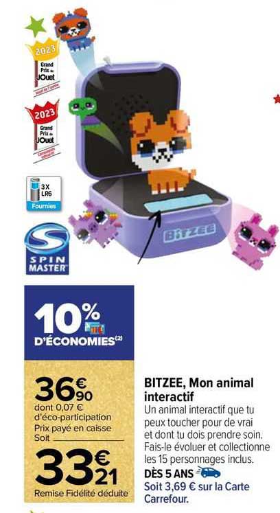 bitzee, mon animal interactif