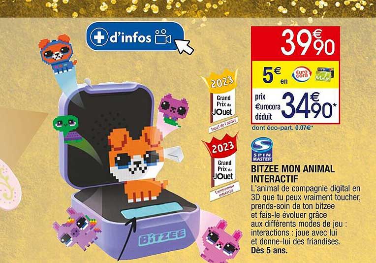 Bitzee Mon Animal Interactif Spin Master