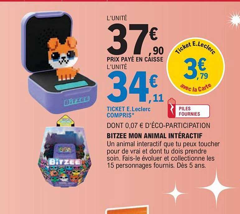 bitzee mon animal intéractif