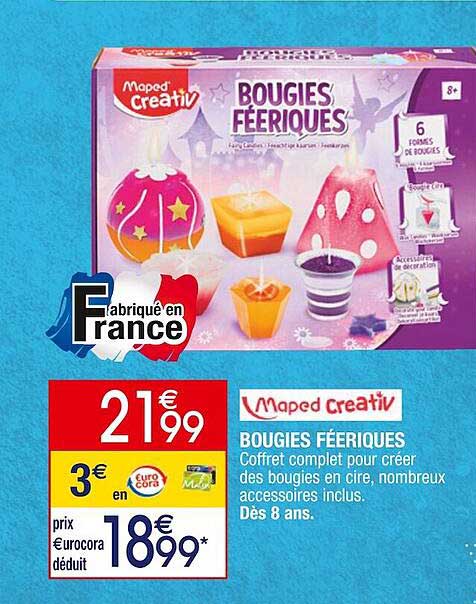 bougies féeriques maped creativ