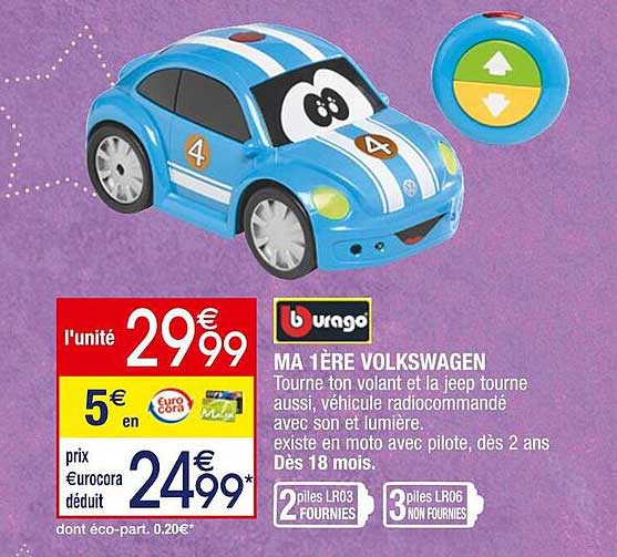burago ma 1ère volkswagen