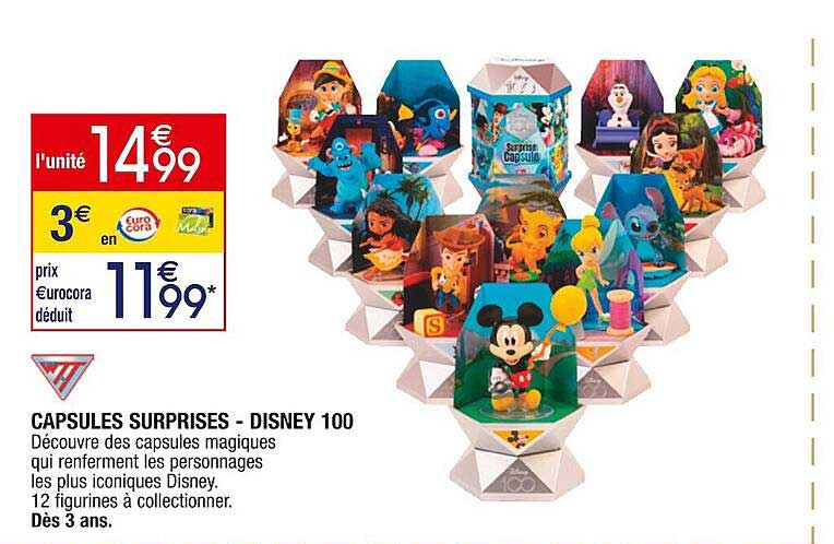 capsules surprises - disney 100