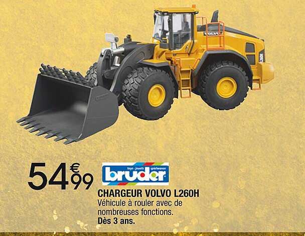 chargeur volvo l260h bruder