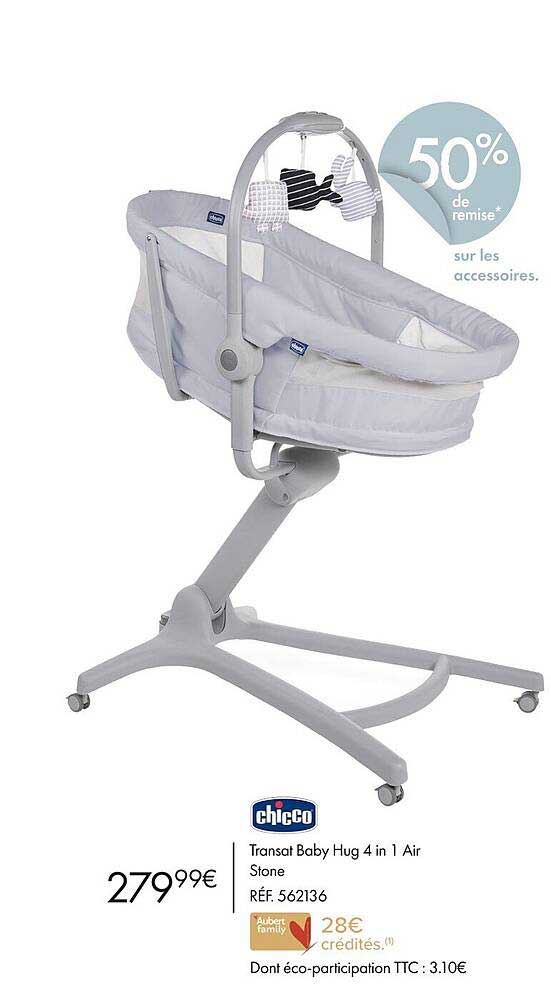 chicco transat baby hug 4 in 1 air stone