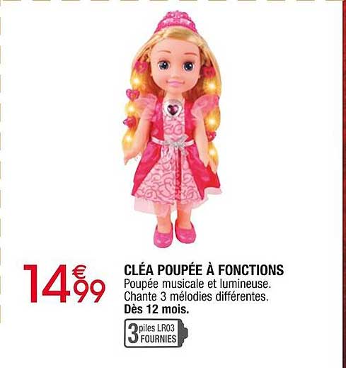 cléa poupée à fonctions