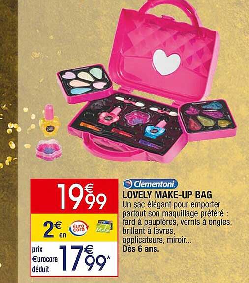 clementoni lovely make-up bag