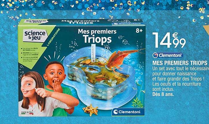 clementoni mes premiers triops
