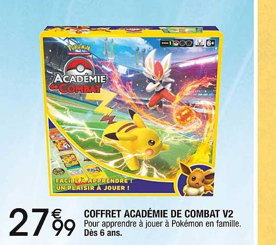 coffret académie de combat v2 pokémon