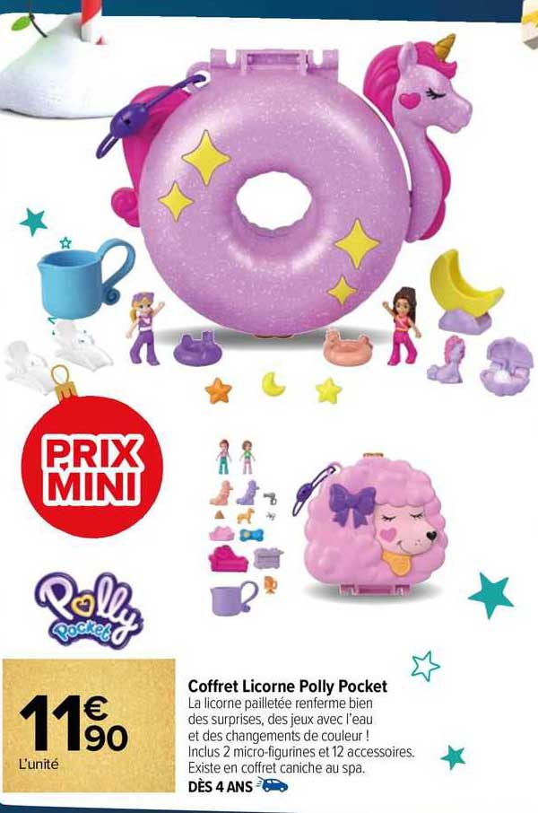 coffret licorne polly pocket