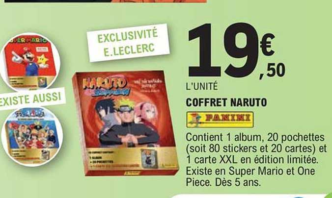 coffret naruto panini