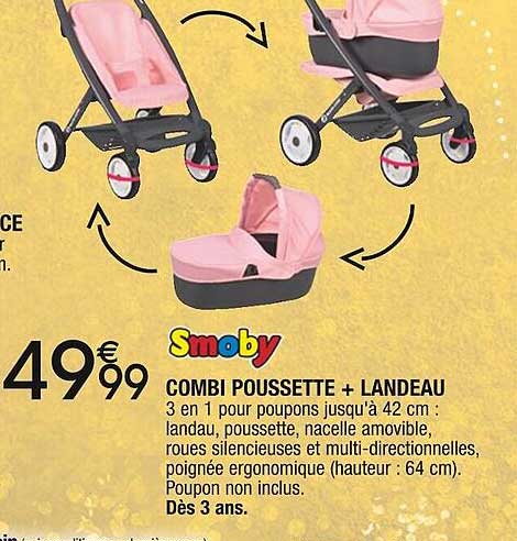 combi poussette + landeau