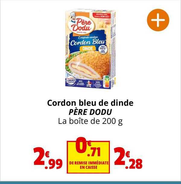 cordon bleu de dinde père dodu