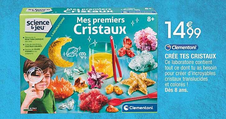 crée tes cristaux clementoni