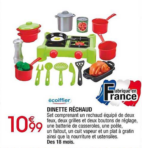 dinette réchaud écoiffier