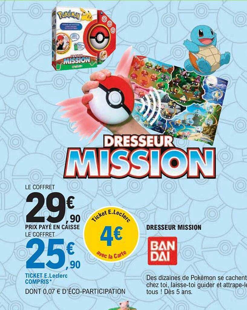 dresseur mission ban dai