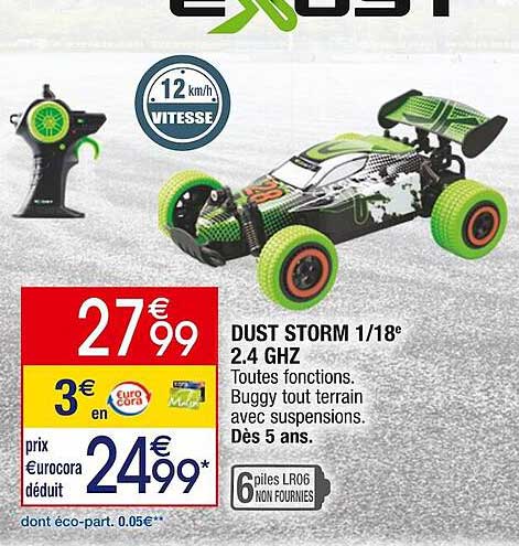 dust storm 1/18e 2.4 ghz