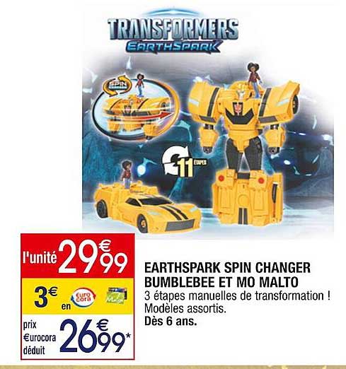 earthspark spin changer bumblebee et mo malto