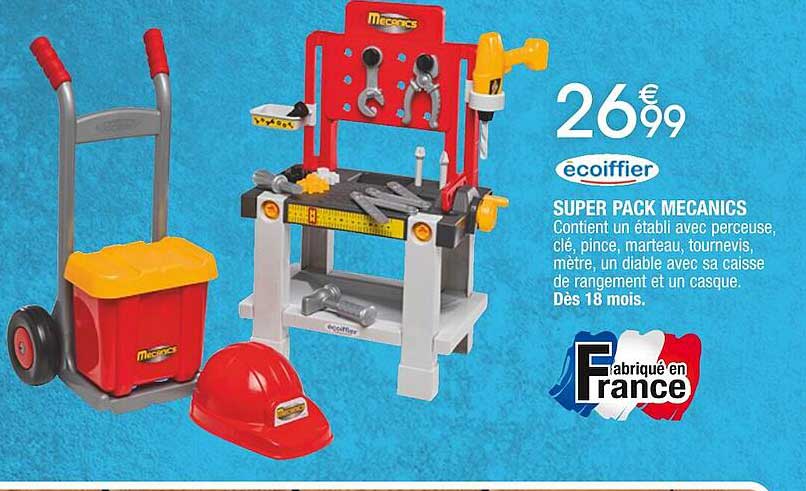 écoiffier  super pack mecanics