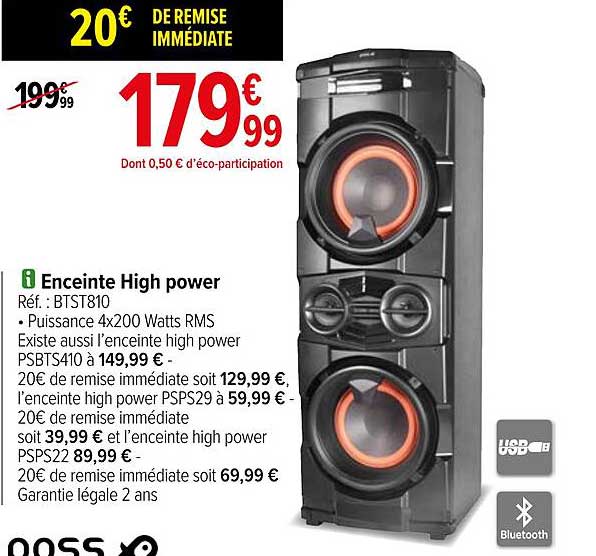 enceinte high power
