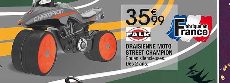 falk draisienne moto street champion