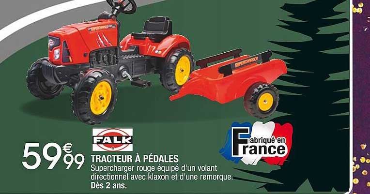 falk tracteur à pédales