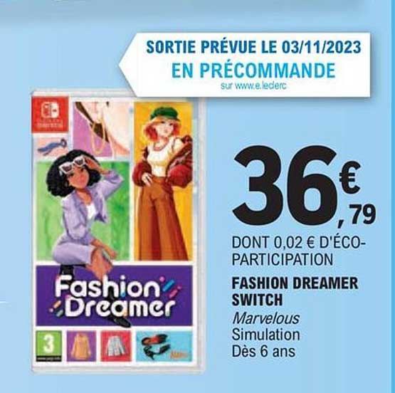 fashion dreamer switch