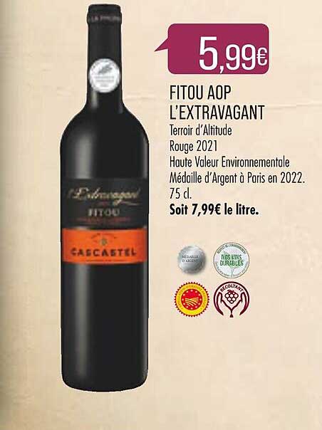 fitou aop l'extravagant