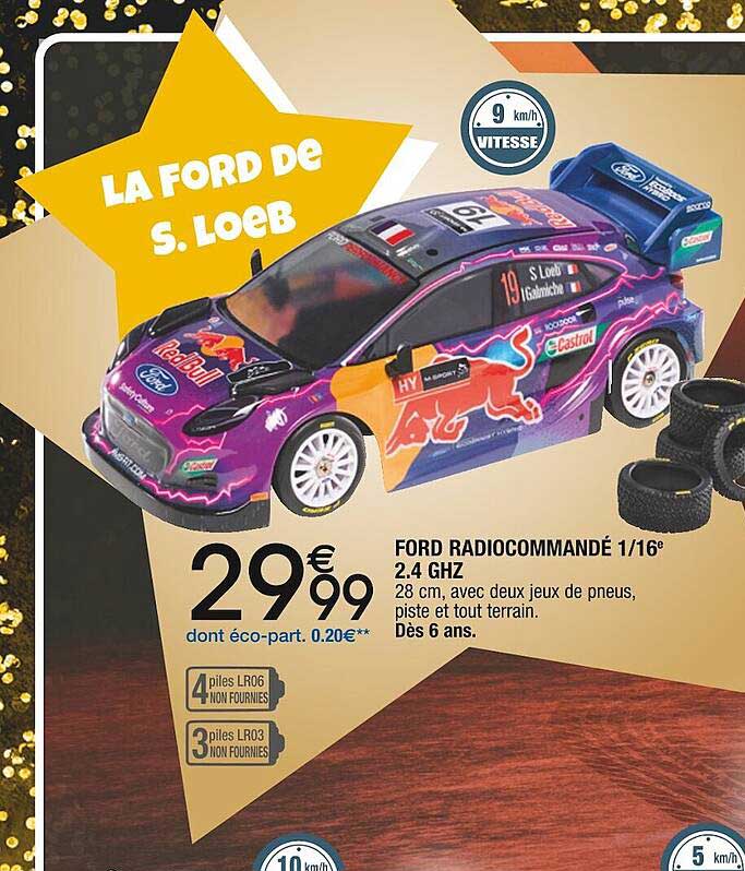 ford radiocommandé 1/16e 2.4 ghz