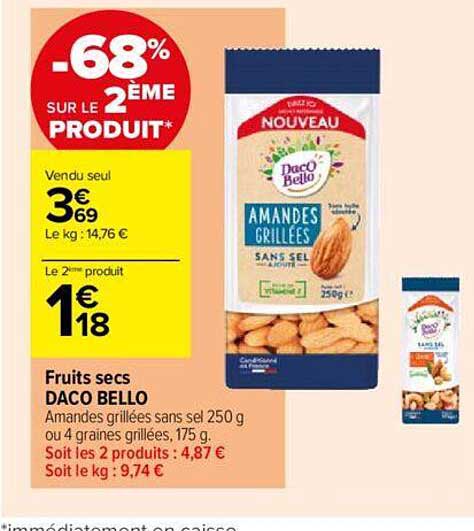 fruits secs daco bello