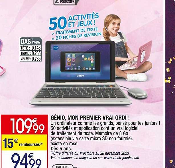 génio, mon premier vrai ordi !