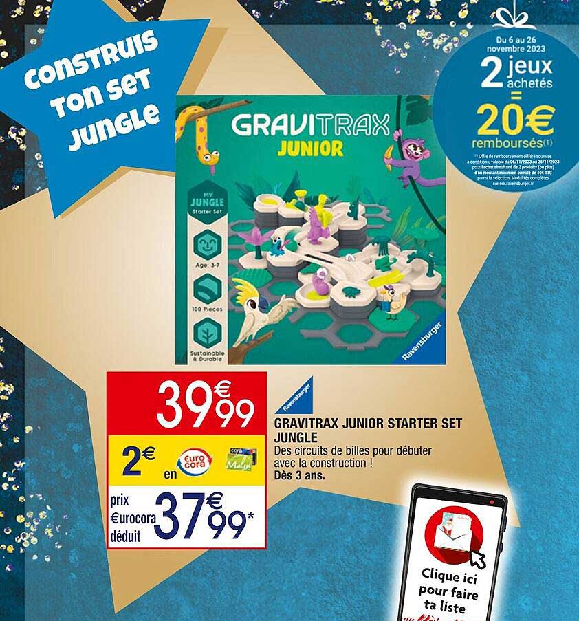 gravitrax junior starter set jungle