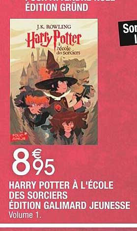 harry potter à l'école des sorciers édition galimard jeunesse