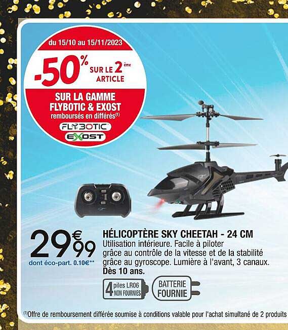 hélicoptère sky cheetah - 24 cm