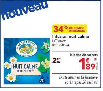 infusion nuit calme