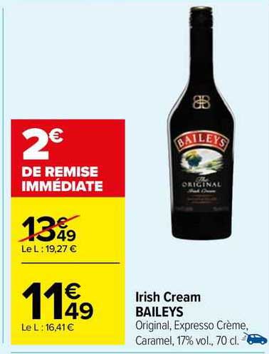 irish cream baileys