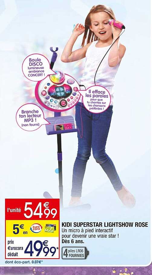 kidi superstar lightshow rose