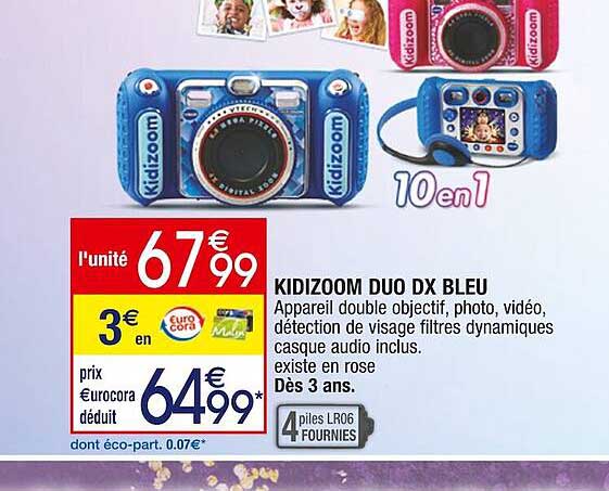 kidizoom duo dx bleu