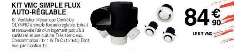 kit vmc simple flux auto-réglable
