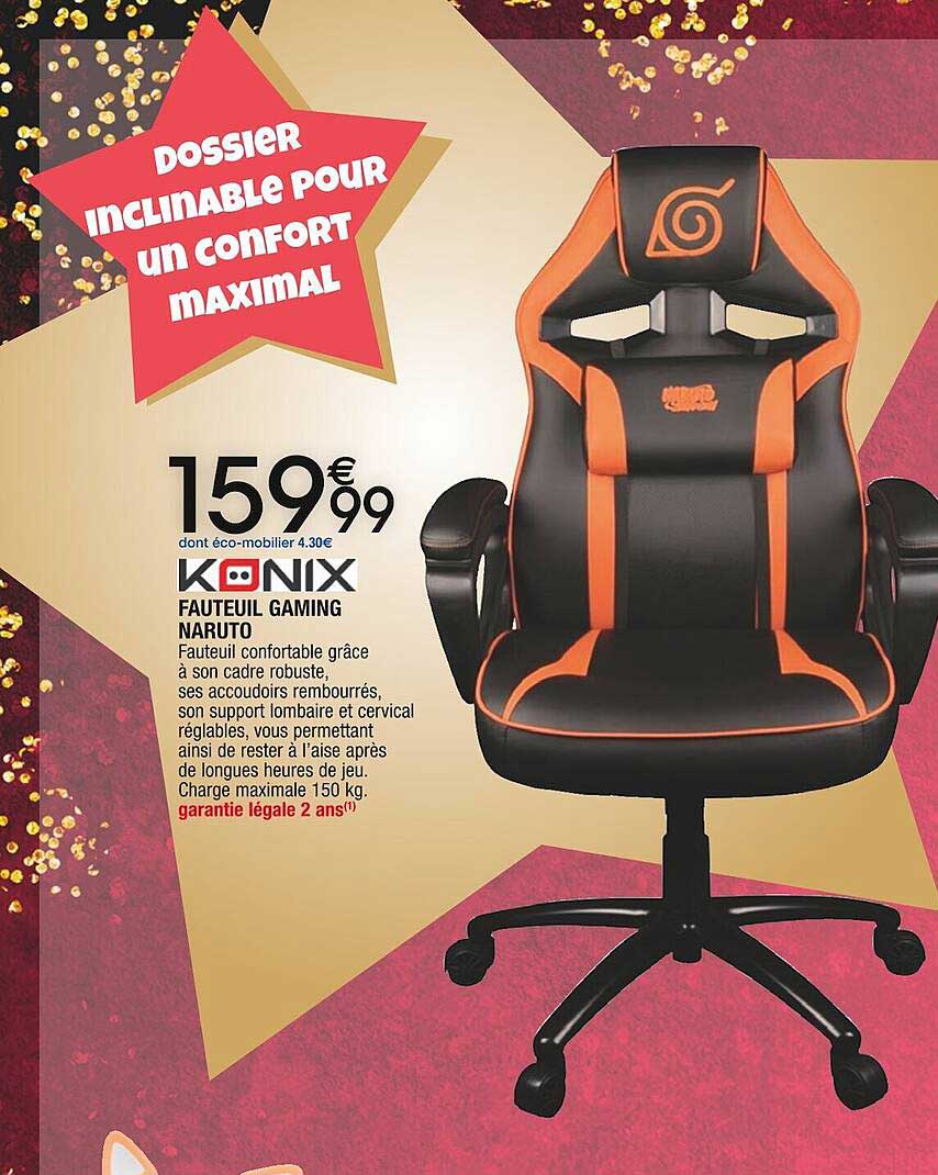 Konix Fauteuil Gaming Naruto
