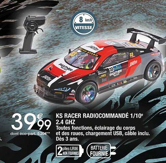 ks racer radiocommandé 1-10 2.4 ghz