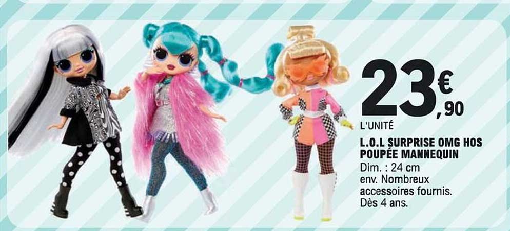 l.o.l. surprise omg hos poupée mannequin