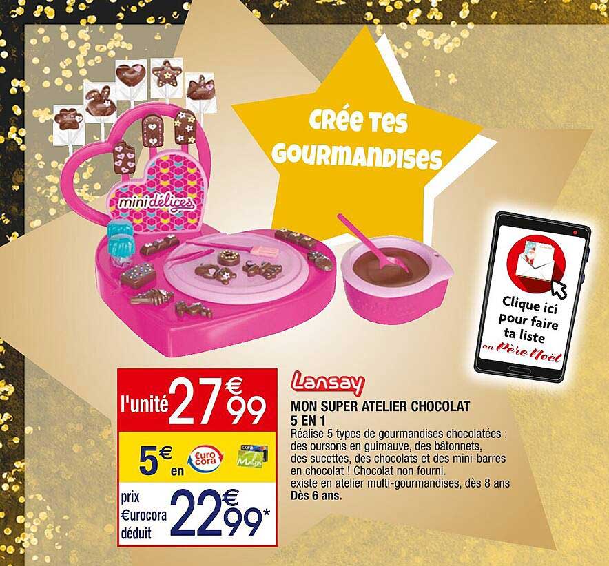 lansay mon super atelier chocolat 5 en 1