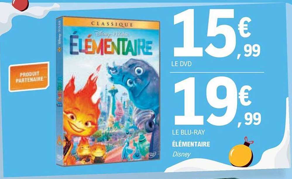 Le Blu-ray, Le Dvd élémentaire Disney