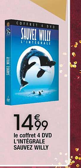 le coffret 4 dvd l'intégrale sauvez willy
