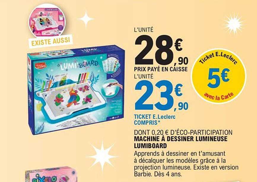 Machine à Dessiner Lumineuse Lumiboard