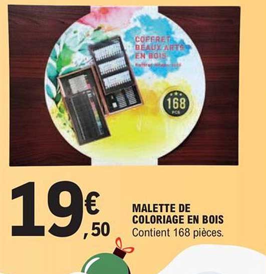 malette de coloriage en bois