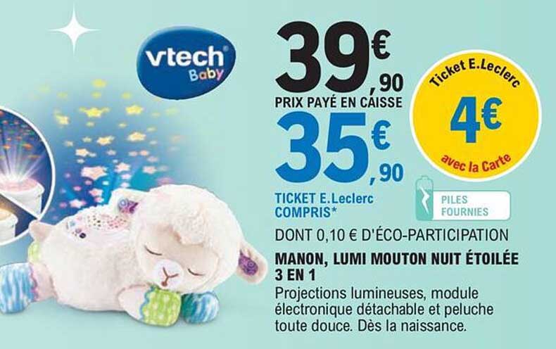 manon, lumi mouton nuit étoilée 3 en 1 vtech baby